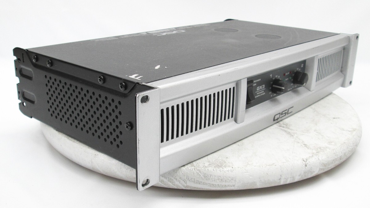 Rack Mount QSC GX3 2-Channel Power Amplifier 300W/CH @ 8