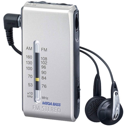 SRF-S84 FM/AM Radio Super Compact Radio Walkman Analogue Tune Silver/Blue/Gold - 第 3/9 張圖片