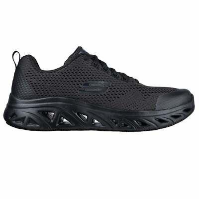 Skechers Men's 200081 Glide-Step SR Stauntap Black Slip Resistant