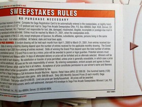 Play to Win Registration Card for Sega Dreamcast - Complete your Game!