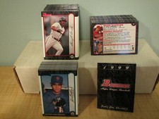 1999 Bowman Series 1 Baseball Near Complete Set 202/220 with 40 Rookies