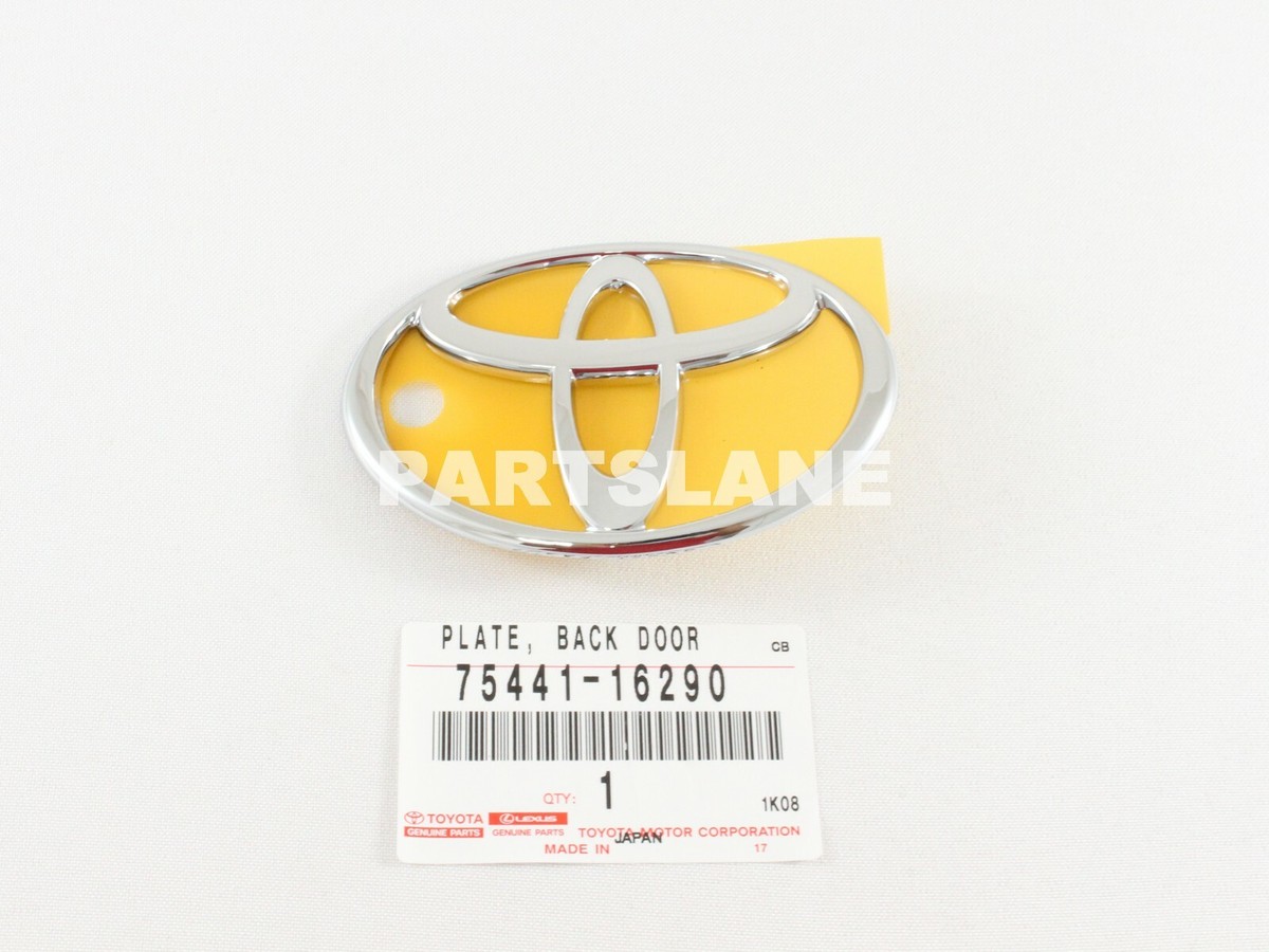 7544116290 Genuine Toyota Emblem Back Door No.1 75441-16290 for