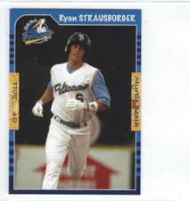 2011 Myrtle Beach Pelicans (Single-A Texas Rangers) Ryan Strausborger