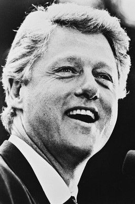 BILL CLINTON ICONIC SMILING IMAGE 1990'S Poster photo 11x17 photo