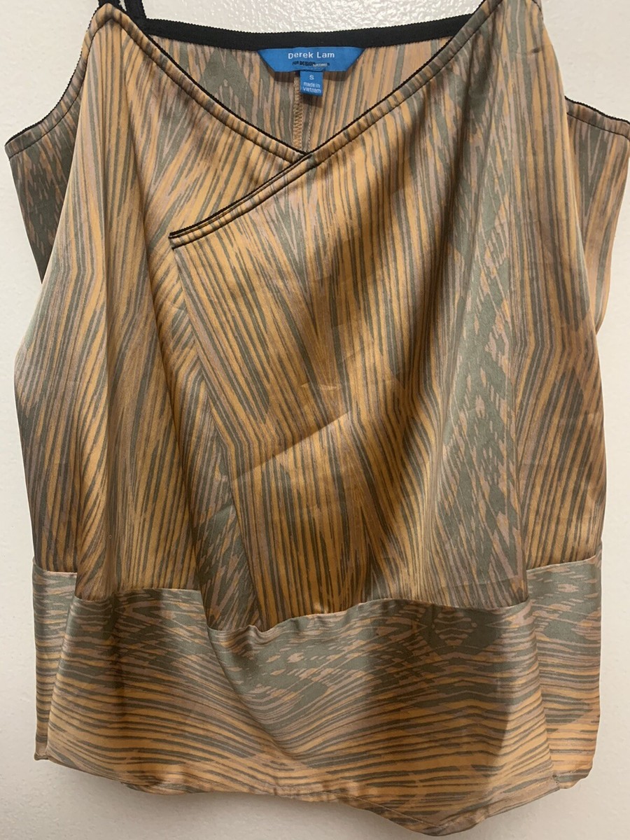 25ブラウン Derek Lam womens tank top size small silk feel | eBay