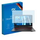 atFoliX 2x Screen Protector for HP Omen 15-ce014ng 15,6 inch clear