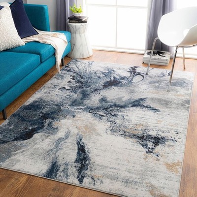 Livabliss Jolie JLO-2320 Abstrakter Vorleger 160x220 cm - Modern Wohnen & Esszimmer