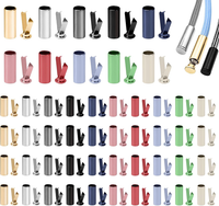 Kordelenden, 50 Sets Kordelstopper Metall, 10 Farben Kordel EndstüCk Metall Druc