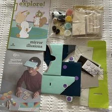 KIWI CO KIWI CRATE Mirror Illusions, Age 5+, NEW opened box, parts still sealed