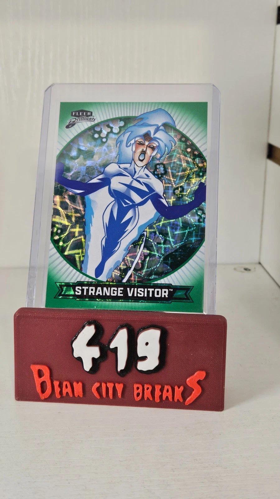 2025 Fleer Brilliants Superman Strange Visitor /499 Green Kryptonite #42