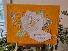 STAMPIN UP - FLOWERS THINKING OF YOU KIT MAKES 4 26.199