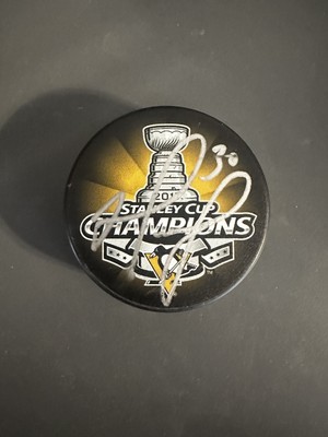 Matt Murray Signed Autographed 2017 Stanley Cup Penguins Hockey Puck with COA
