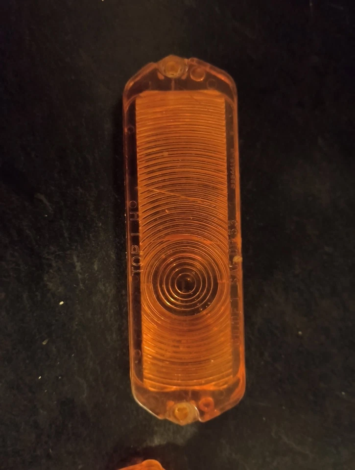 NEW 1963 CHEVROLET IMPALA SUPER SPORT BELAIR BISCAYNE - PARK LIGHT LENSES - PAIR - Image 2 of 4