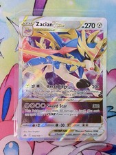 Zacian VSTAR 096/159 SWSH: Crown Zenith Holo Free Shipping