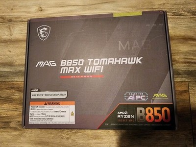 MSI MAG B850 TOMAHAWK MAX WIFI Socket AM5 AMD B850 ATX DDR5 Wi-Fi 7 Motherboard