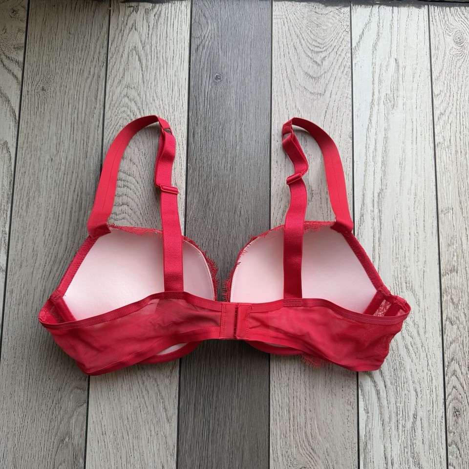 Victoria’s Secret Red Women’s Bra With Rhinestones Straps Size 38B | eBay