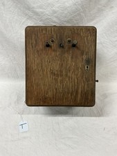 VINTAGE ~ Stomberg Carlson Wall Ringer ~ Wooden Bell Ringer Box ~ For Parts T