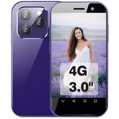 Mini Smartphone 4G 3.0'' HD Screen XS14Pro Dual Sim 2600mAh Unlocked Card WiFi...