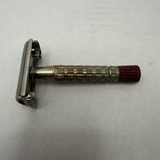Vintage Gillette Red Tip Super Speed Safety Razor