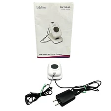 Medical Alert System ANH1117-01 By Lifeline Emergency Necklace Charger & Manual