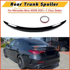 REAR TRUNK SPOILER FIT 2022-24 MERCEDES-BENZ W206 C CLASS C300 C43 C63 AMG STYLE