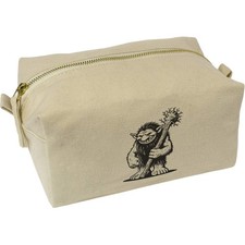 Kulturtasche / Schminkkoffer aus Canvas "Nordic Troll With Club" (CS00039586)