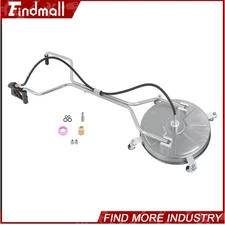 Findmall 18" Pressure Washer Surface Cleaner w/ Handles & Wheels Quick Connect