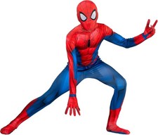 Marvel Spider-Man Halloween Costume Official Cosplay Youth Deluxe M 8-10