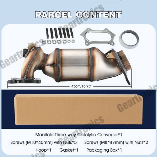 Catalytic Converter w/ O2 Sensor For 2008 2009 2010 2011 2012 Honda Accord 2.4L - Picture 12 of 13