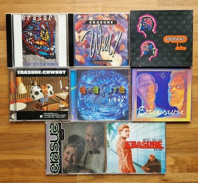 Erasure | 6x CD Albums + 2 CD-Singles Chorus Cowboy Wild! Innocents I Say Yazoo