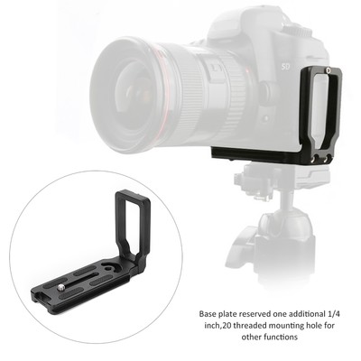 Quick Release Plate Hand L Shape Bracket Accessory For 5D Mark II Hot