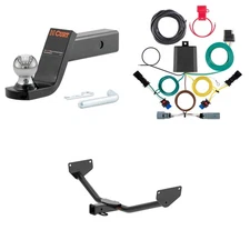 CURT Class 3 Towing Kit Trailer Hitch, Wiring, Ball Mount - 13585, 56522, 45154