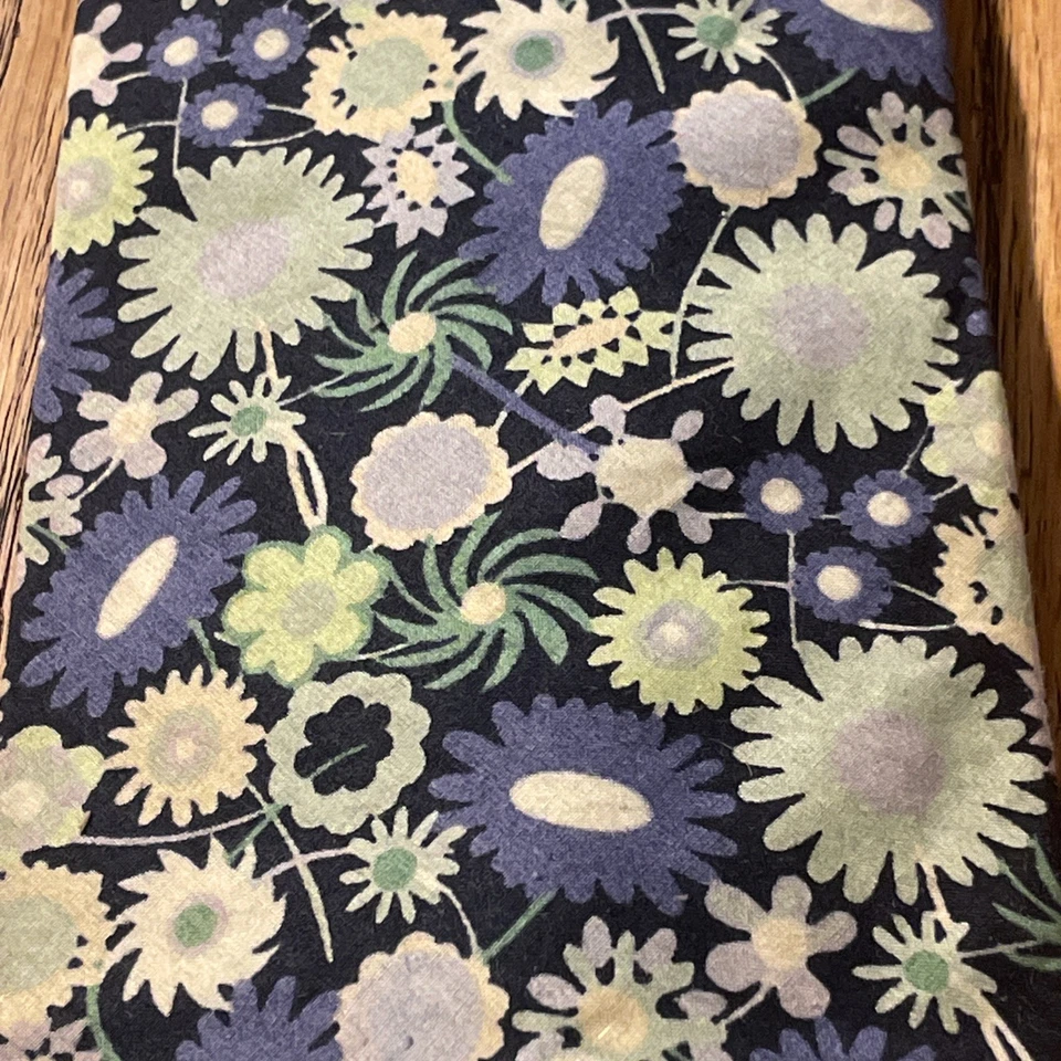 Corbata vintage usada en excelente estado Liberty hecha en Inglaterra algodón estampado floral para hombre Reino Unido Foto 4 de 4