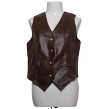 Shein, Anzugweste, Größe: 44, Braun, Polyester/Polyurethan, Einfarbig #dSV