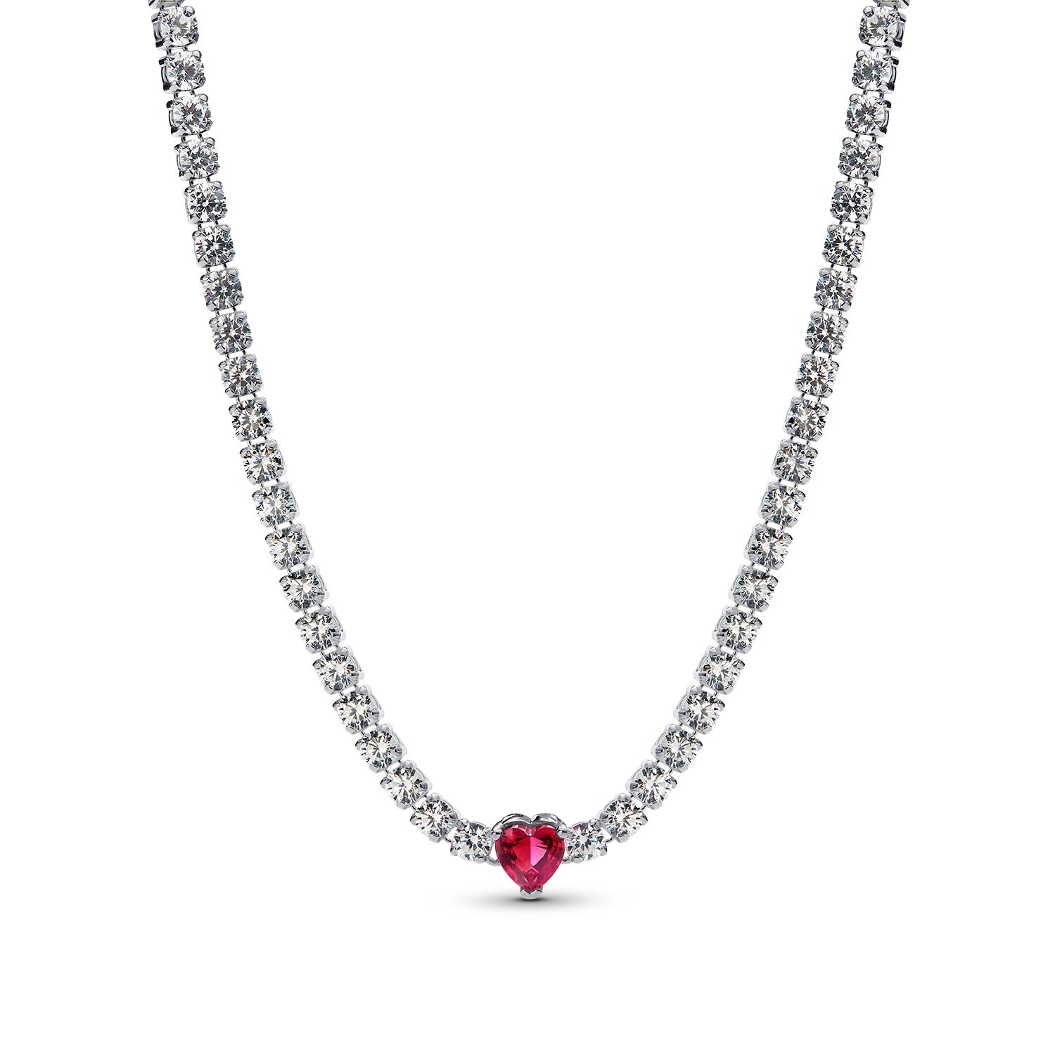- PANDORA Schmuck Damen-Kette Herz 393549C01-40 38590₽