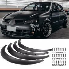 For Renault Clio Sport 4Pcs Flexible Fender Flares Extra Body Kits Wheel Arches