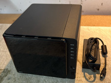 Synology DiskStation DS414 4 Bay NAS System (Fully Working) W/Power adapter
