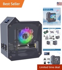 Mini Tower Kit for Raspberry Pi 5, Case with ICE Tower Cooler, 0.96'' OLED Mo...