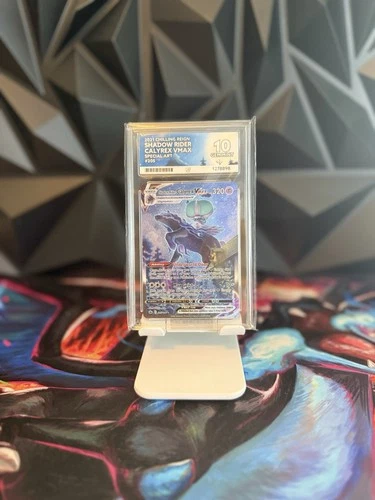 Pokémon TCG Shadow Rider Calyrex VMAX 205/198 Chilling Reign ACE 10 Perfect Subs