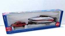 SIKU SUPER 1:55 DIE CAST PICK UP FORD F150 WITH SPEEDBOAT ART 2568