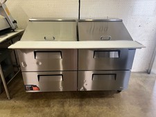 Used 60" Turbo Air TST-60SD-24-D4-N 4 Drawer Refrigerated Prep Table 120V - WO1