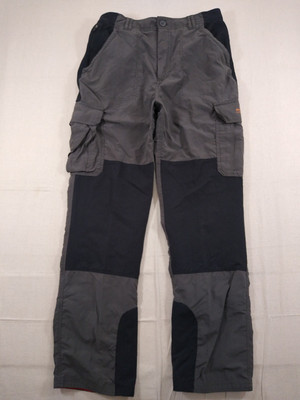 Craghoppers Cargo Pants Men's L 34'' Gray Black Hiking Outdoor Bear Grylls 