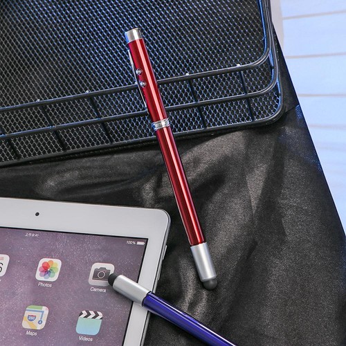 6-in-1 Stylus Pencil Powerful Laser Pointer Remote RED Laser Pen Writing Pen - Photo 7 sur 16