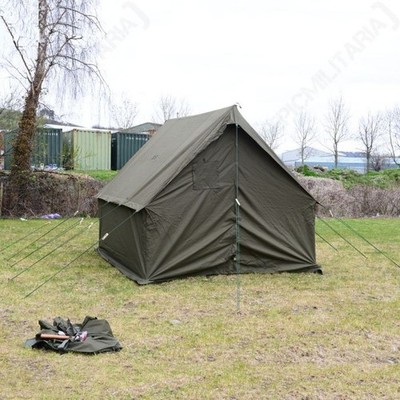 US Small Wall Tent Reproduction WW2 Coated Cotton Canvas