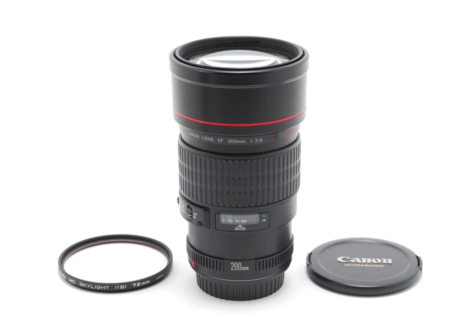 [COMO NUEVO con filtro] Teleobjetivo ultrasónico Canon EF 200 mm F/2,8 L USM AF JAPÓN Foto 4 de 4