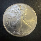 Better Date 1990 American Silver Eagle 1 Troy Oz .999 Fine Silver  Ka105