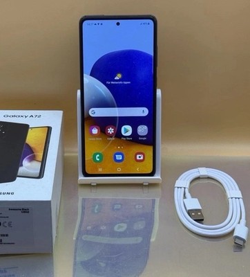 Samsung Galaxy A72 128 GB, Dual SIM, Android, Schwarz Smartphone aufbereitet