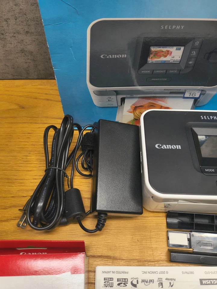Canon Selphy CP740 Compact Color Photo Printer with Box - Image 4 of 4