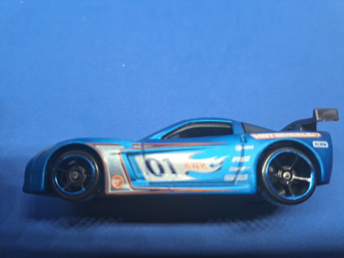 Hot Wheels Treasure Hunt Corvette C6 Blue Loose Car NICE | eBay