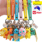 Cute Cartoon Character Keyring Set PVC Keychain Bag Charm Gift Toy